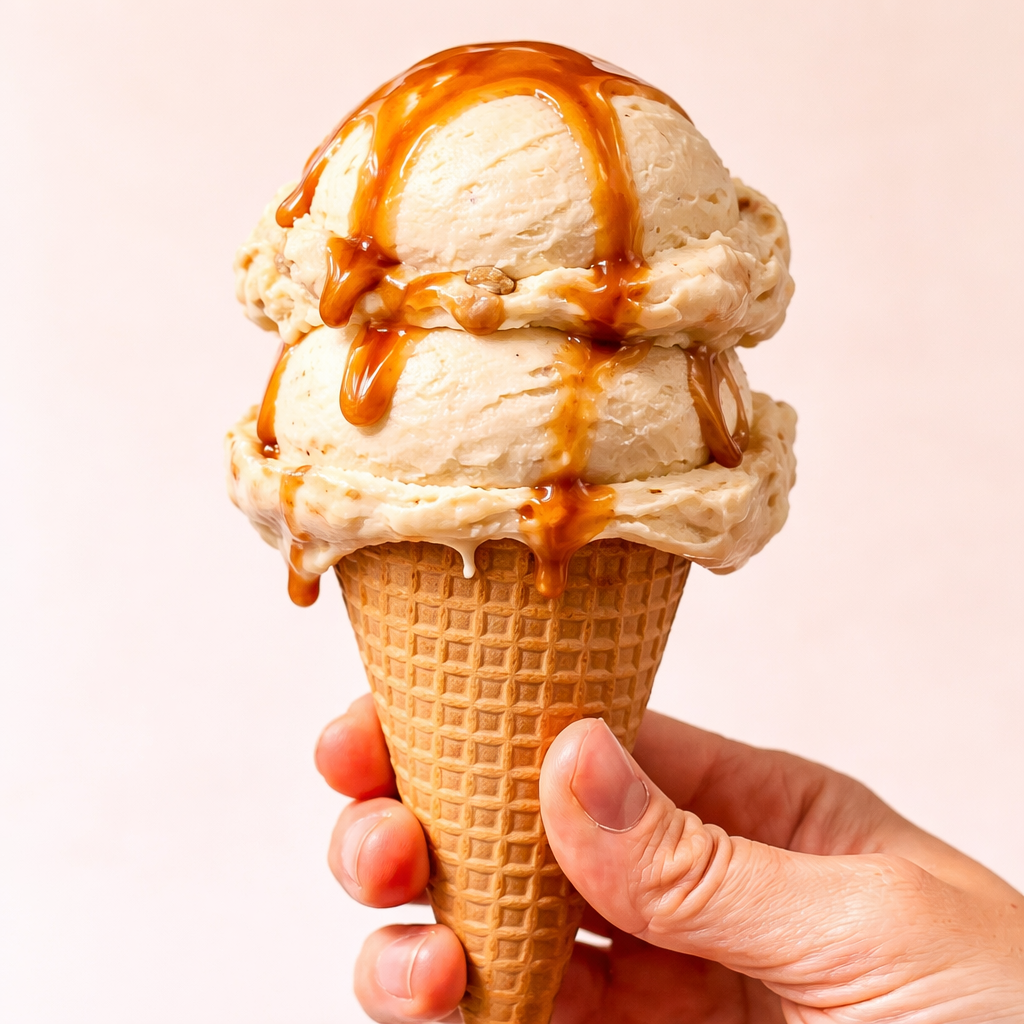 Panna Cotta Caramel Gelato