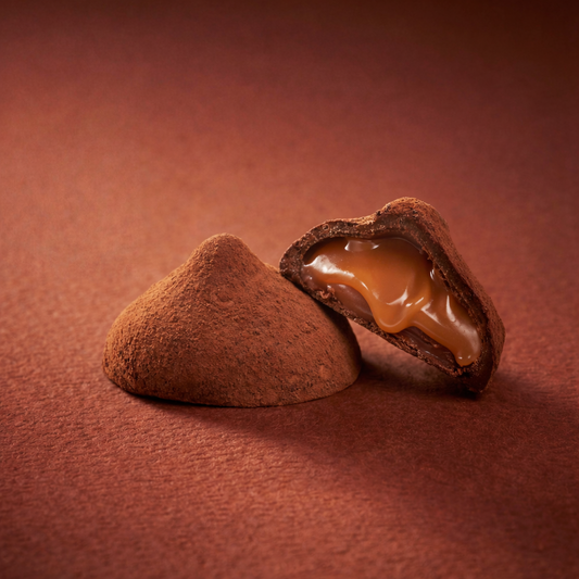 Cocoa Truffle Jar | Caramel